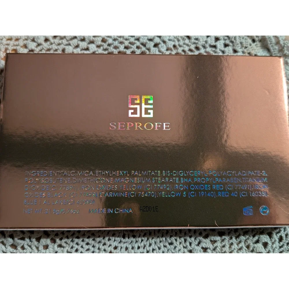 NEW Seprofe In Your Elegance Nude Eyeshadow Palette Rose Gold Shimmer